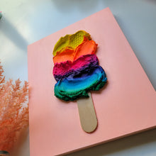 Load image into Gallery viewer, Rainbow Bliss on a stick | 8" x 10 " | food artwork