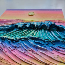 Load image into Gallery viewer, Pastel Dreams on the Horizon | 8"x8" |seascape artwork