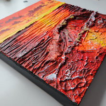 Load image into Gallery viewer, Carmine Coastal Reflections | 12" x 12" | Toronto artwork for sale