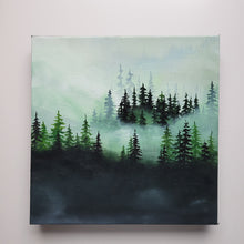 Load image into Gallery viewer, Emerald Woods| 12" x 12" | Nature artwork for sale