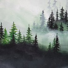 Load image into Gallery viewer, Emerald Woods| 12" x 12" | Nature artwork for sale