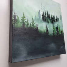 Load image into Gallery viewer, Emerald Woods| 12" x 12" | Nature artwork for sale
