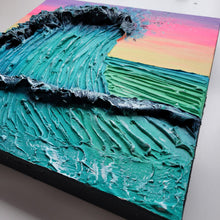 Load image into Gallery viewer, Harbor of Peace | 12" x 12" | Ocean artwork for sale