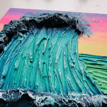 Load image into Gallery viewer, Harbor of Peace | 12" x 12" | Ocean artwork for sale