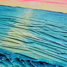 Load image into Gallery viewer, Calm Coastal Melody | 12" x 12" | Ocean artwork for sale