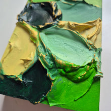 Load image into Gallery viewer, Emerald Waves |5"x 7 " | Acrylic 3D texture