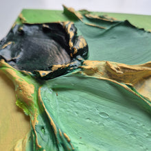 Load image into Gallery viewer, Emerald Waves |5"x 7 " | Acrylic 3D texture