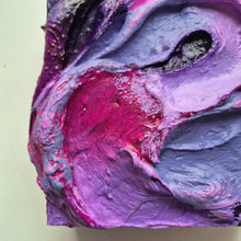 Load image into Gallery viewer, Plum Peace | 5" x 5" | Acrylic Texture art for sale