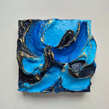 Load image into Gallery viewer, Cobalt Cascade | 6" x 6" | Toronto artwork for sale