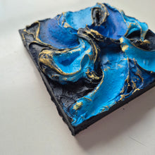 Load image into Gallery viewer, Cobalt Cascade | 6" x 6" | Toronto artwork for sale
