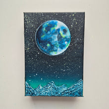 Load image into Gallery viewer, Nocturnal Summit | 5" x 7" | Acrylic art for sale