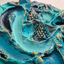 Load image into Gallery viewer, Dragon scales | 12" round | Texture art for sale