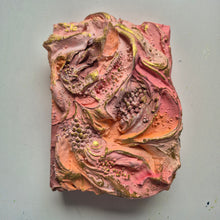 Load image into Gallery viewer, Peach sunrise | 5" x 7" | 3D Texture acrylic art for sale