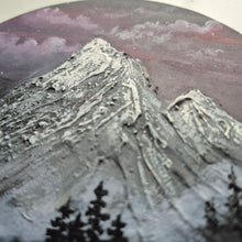 Load image into Gallery viewer, Cosmic Summit | 6" round | Acrylic painting art for sale