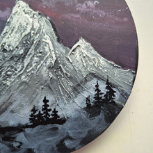 Load image into Gallery viewer, Cosmic Summit | 6" round | Acrylic painting art for sale