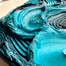 Load image into Gallery viewer, Blue Currents | 12" x 12 " | Fine thick art for sale