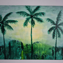 Load image into Gallery viewer, Jungle Mist | 14" x 28" | Palm tree artwork