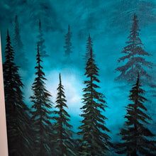 Load image into Gallery viewer, Glowing After Dark | 36" x 36" | Tree Fine artwork canada