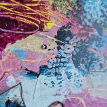 Load image into Gallery viewer, Soft Static | 9" x 12" | Acrylic original artwork for sale