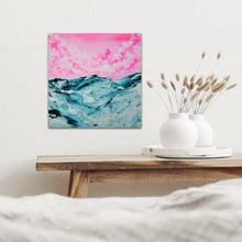 Load image into Gallery viewer, Cotton Candy Skies | 12x12| Cloudscape| Ocean Art for sale
