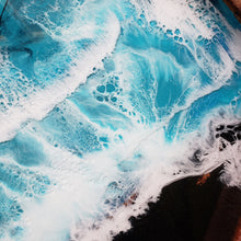 Load image into Gallery viewer, "Solid Acacia wood Ocean Serving Tray"