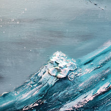Load image into Gallery viewer, "Conquer" | 24 x 24 | Abstract 3D Texture | Abstract Beach Wave artwork for sale