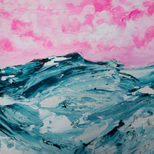 Load image into Gallery viewer, Cotton Candy Skies | 12x12| Cloudscape| Ocean Art for sale