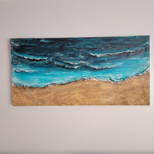 Load image into Gallery viewer, The Beach is Calling | 24" x 48" | Texture 3D beach florida artwork for sale