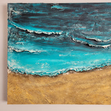 Load image into Gallery viewer, The Beach is Calling | 24" x 48" | Texture 3D beach florida artwork for sale