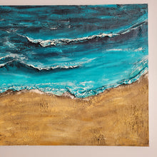 Load image into Gallery viewer, The Beach is Calling | 24" x 48" | Texture 3D beach florida artwork for sale