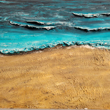 Load image into Gallery viewer, The Beach is Calling | 24" x 48" | Texture 3D beach florida artwork for sale