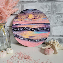 Load image into Gallery viewer, Hope at Dawn | 8" round | Coastal Artwork for sale