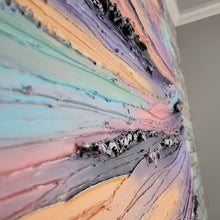 Load image into Gallery viewer, Last Summer Sunset | 36 x 36 | Ocean abstract California art work for sale