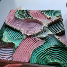 Load image into Gallery viewer, Pink Princess | 12 x 12 | Acrylic abstract texture artwork toronto art gallery