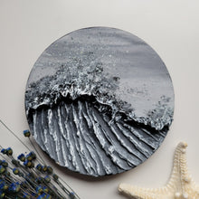 Load image into Gallery viewer, All I see Is Grey | 6" round | Black&White artwork