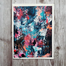 Load image into Gallery viewer, "Rebel" Acrylic abstract on paper