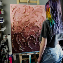 Load image into Gallery viewer, Soft Echoes | 40x30| Abstract Texture neutral fine art for sale