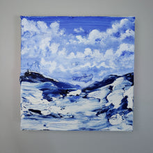 Load image into Gallery viewer, Breath of Fresh Air | 8x8 | Cloudscape ocean abstract | Art for sale