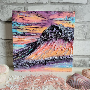 Rainbow Melt | 10" x 10" | Holographic Art