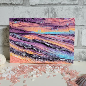 Abendrot | 5" x 7" | Ocean wave artwork