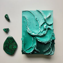 Load image into Gallery viewer, Emerald Serenity | 5 x 7 | Texture artwork
