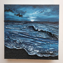 Load image into Gallery viewer, Whisper to The Moon | 8&quot; x 8&quot; | Ocean Artwork
