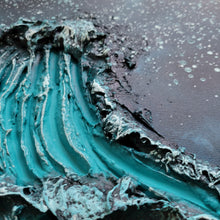 Load image into Gallery viewer, Midnight Swell | 12&quot; x 12&quot; | Texture abstract
