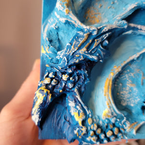 Azure | 5" x 5" | Texture abstract