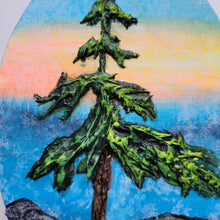 Load image into Gallery viewer, Lone Aboreal Perch | 5&quot; x 7 &quot; Oval|  artwork for sale
