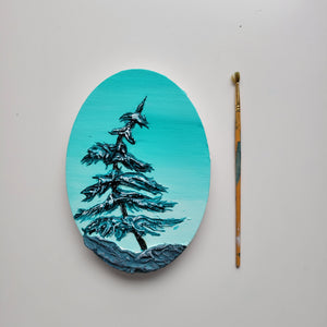 Roots of Resilience | 5" x 7 " Oval|  artwork for sale