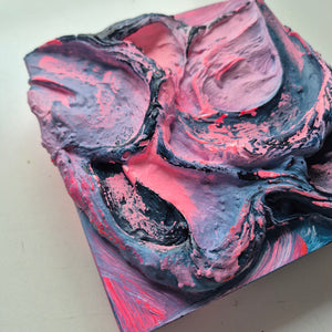 Bubble Gum Horizon | 6" x 6 " | Art For Sale