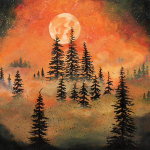 "Amber Moonrise"  Art print