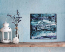 Load image into Gallery viewer, Blue waters | 8 x 8 |  abstract ocean | artwork for sale
