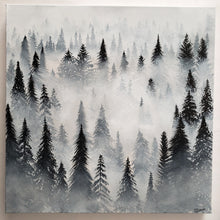 Load image into Gallery viewer, &quot;Heart Of Mist&quot;  Acrylic tree landscape
